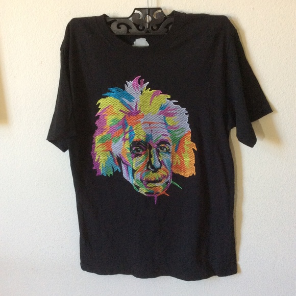 Urban Outfitters Other - Einstein Rainbow String Theory Thread T-Shirt Urban Outfitters Other - Einstein Rainbow String Theory Thread T-Shirt
